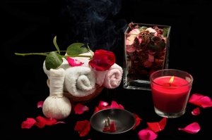 Romantische Kerze